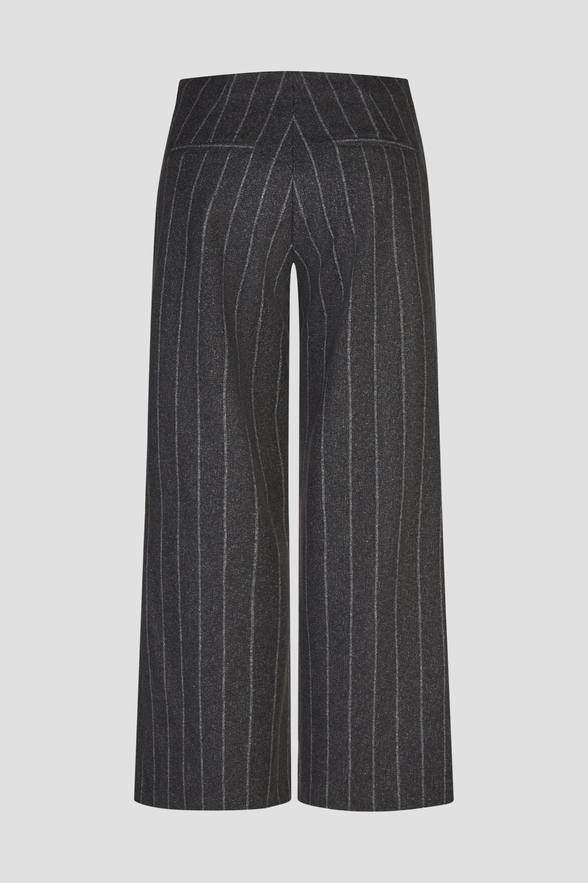 Anna Montana 6667 Mila Wide Flexi Minneapolis 885 Black Grey Pinstripe trousers Anna Montana Shop Anna Montana at Dotique