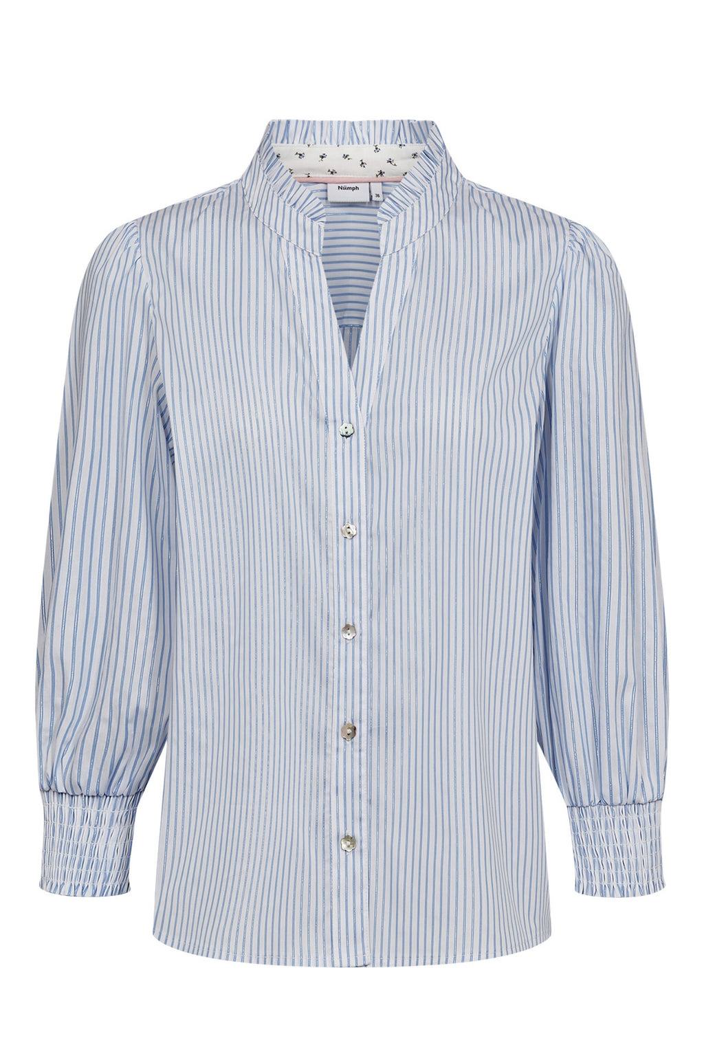 Numph 707070 Nulili Blouse Floaty Blue