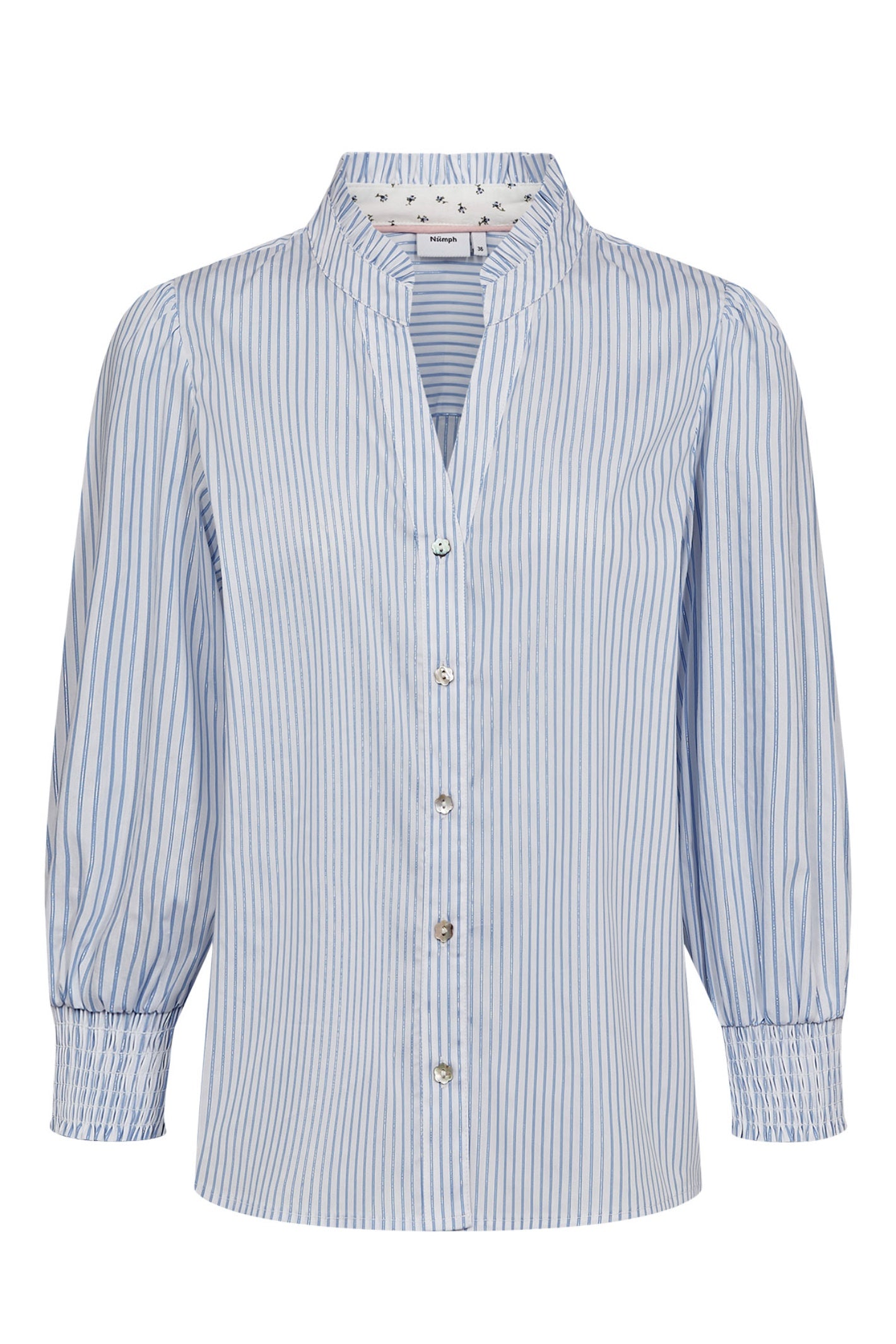 Numph 707070 Nulili Blouse Floaty Blue