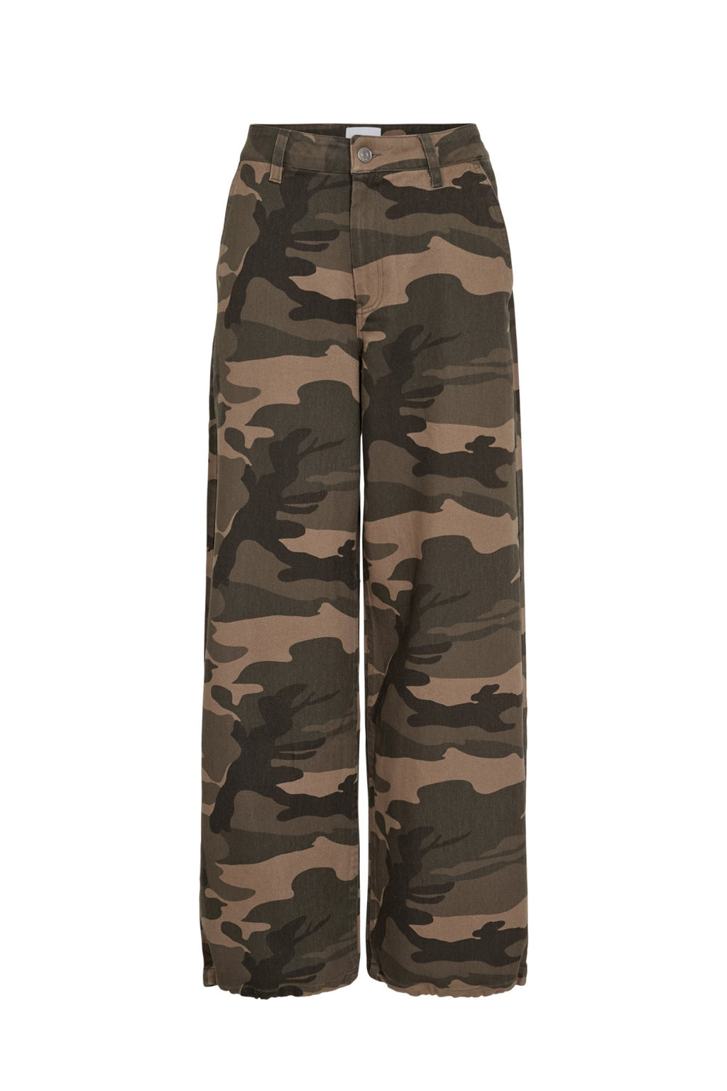 Nümph NUCAMERON MR Baggy Jeans in Forest Night green cotton denim. Shop at Dotique.