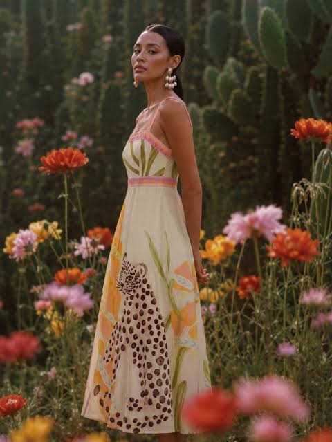 Pranella Pepper Beachy Tiger Dress