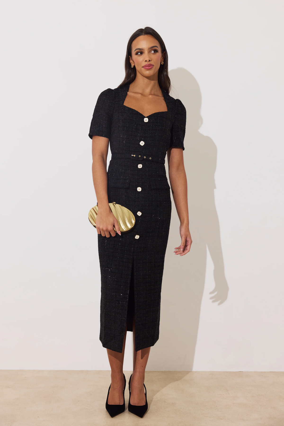 8th Sign Harriert Dress Black by 8th Sign on model Shop 8th Sign at Dotique