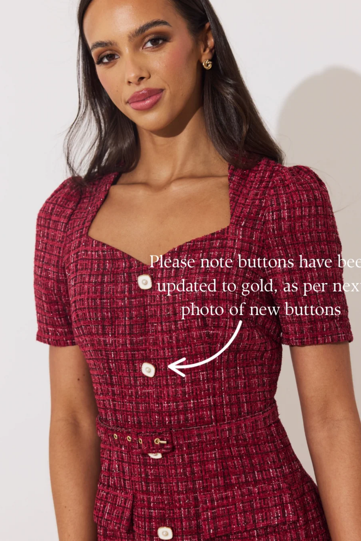 8th Sign Harriet Dress Oxblood by 8th Sign Shop 8th Sign at Dotique