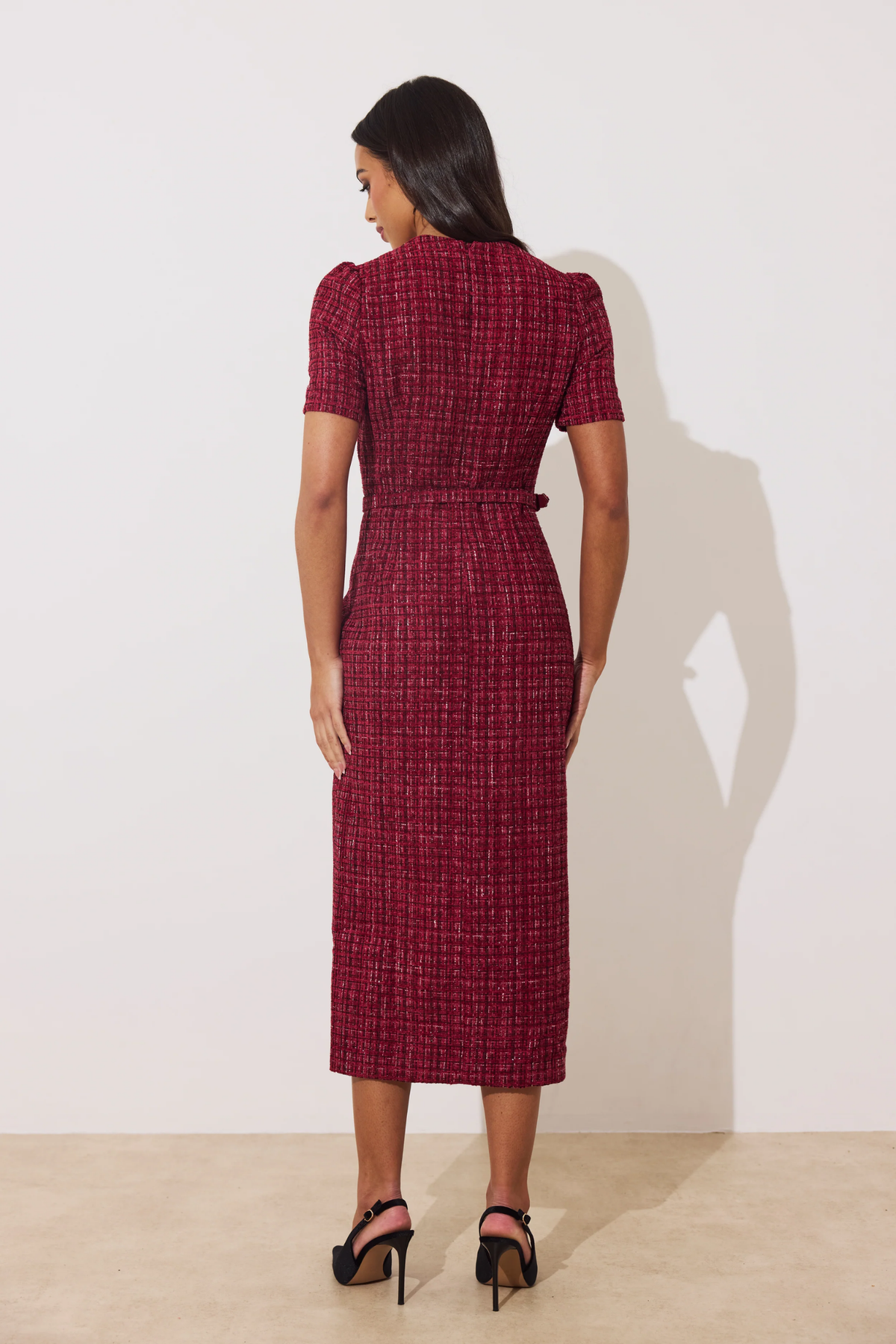 8th Sign Harriet Dress Oxblood by 8th Sign back view Shop 8th Sign at Dotique