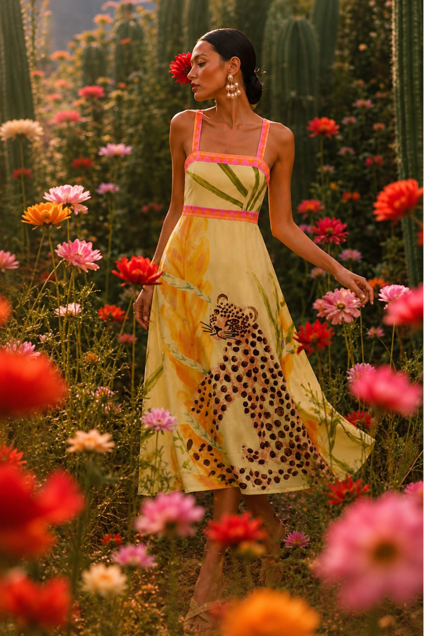 Pranella Pepper Beachy Tiger Dress