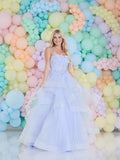 Tiffany Aadalena Periwinkle Prom Dress