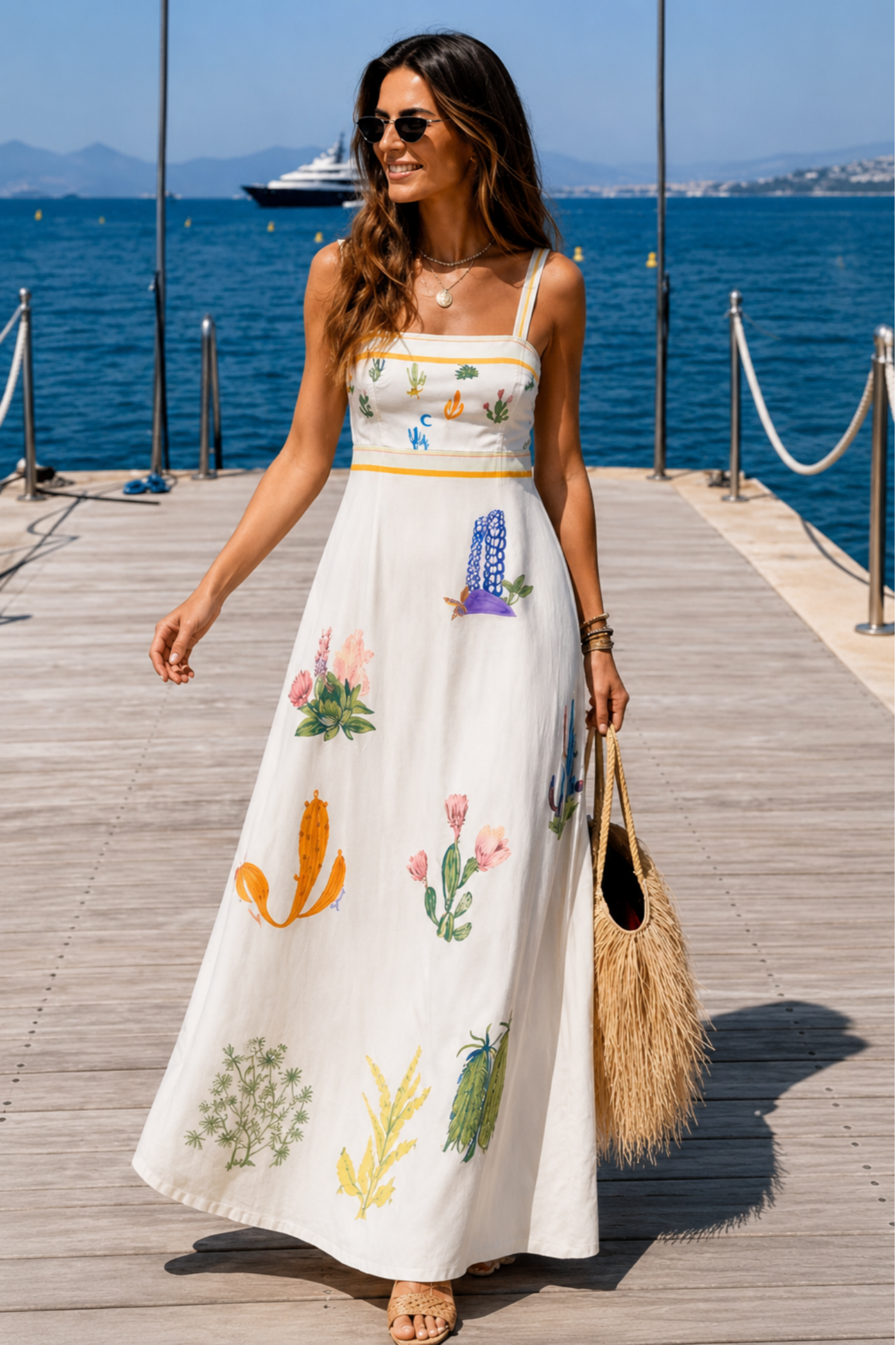 Pranella Cactus Cream Dress