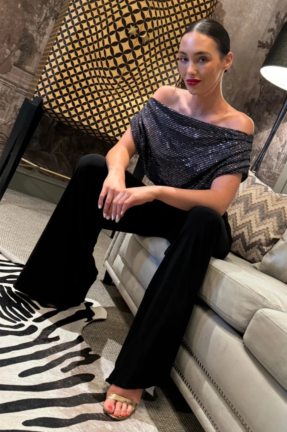 ATOM-LABEL-Carbon-Jumpsuit-in-Gunmetal-Sequin---Black--Regular-Length--1