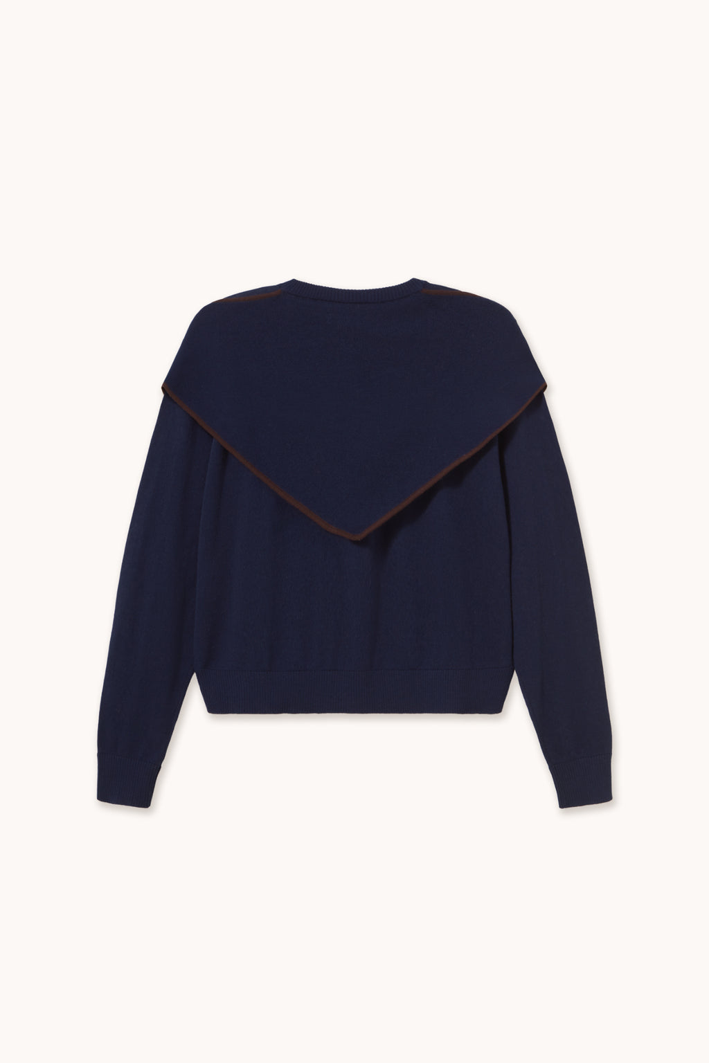 Tiny Big Sister Scarf Neck Lara Cardigan - Navy AW26-668