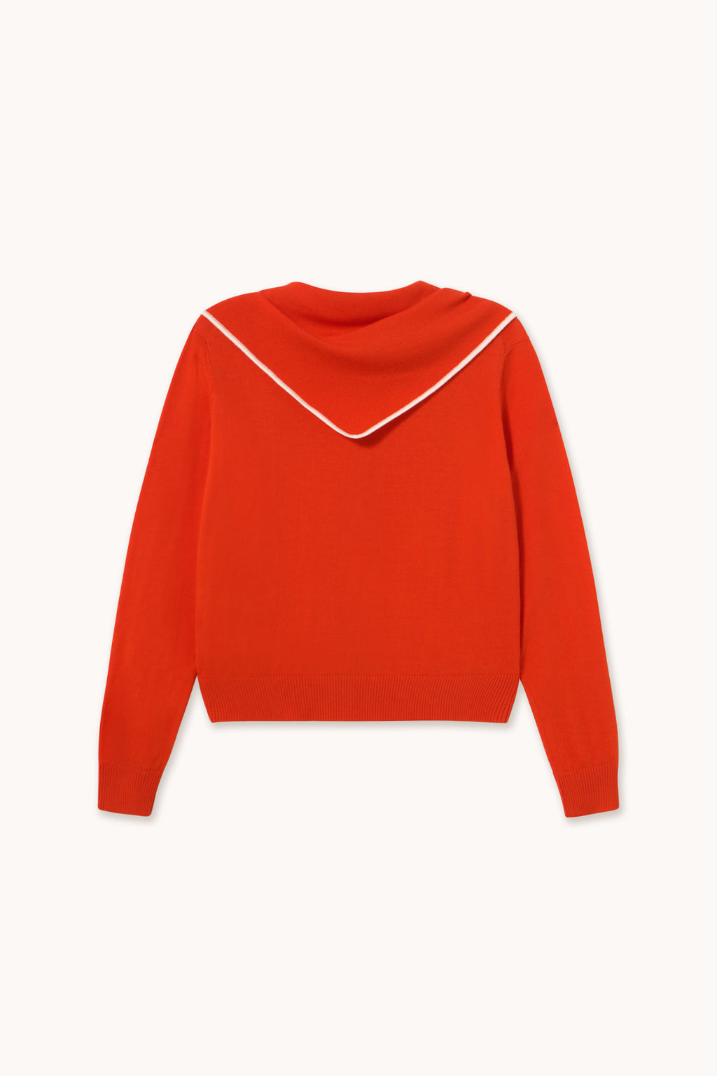 Tiny Big Sister Scarf Neck Lara Cardigan - Red AW26-668
