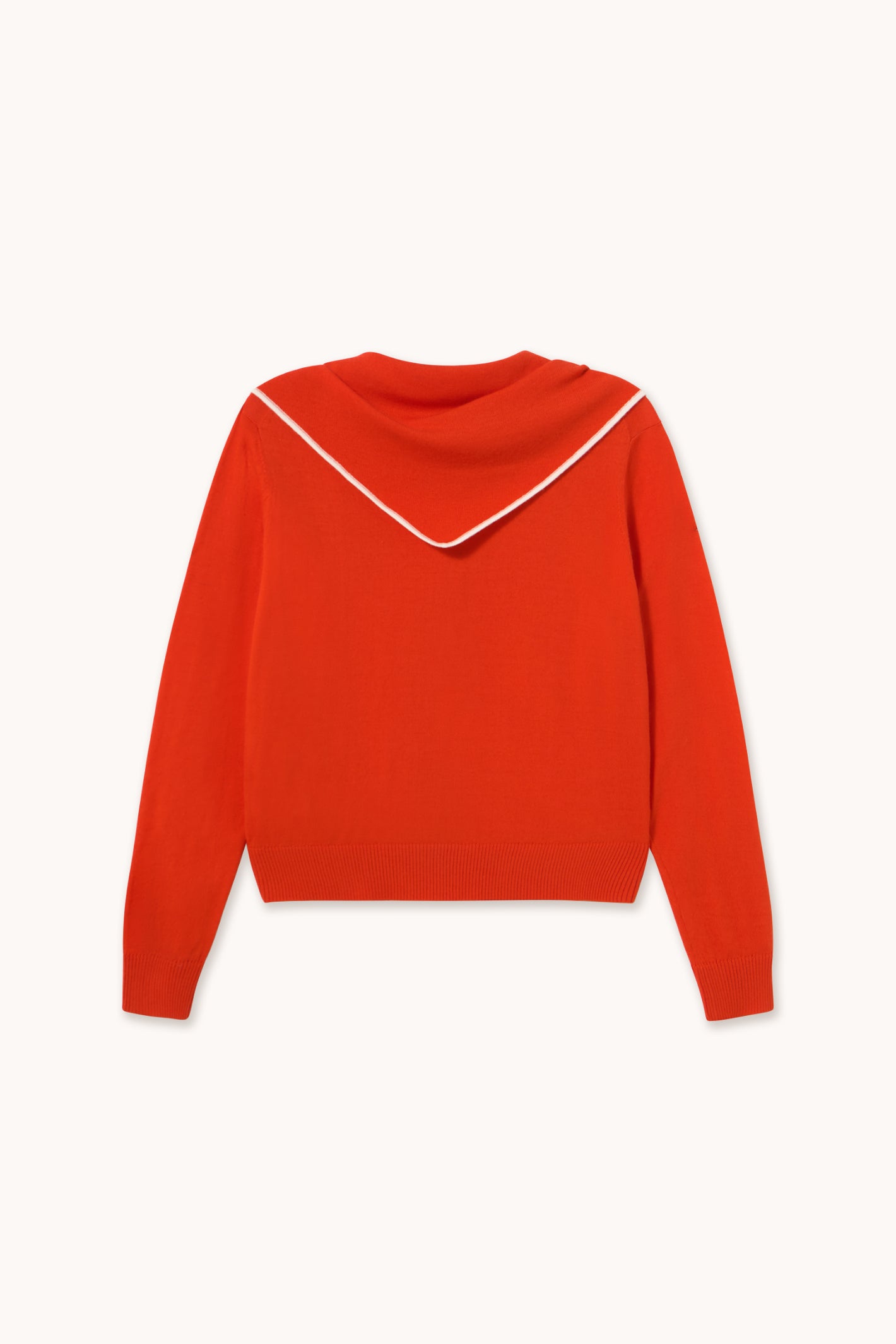 Tiny Big Sister Scarf Neck Lara Cardigan - Red AW26-668
