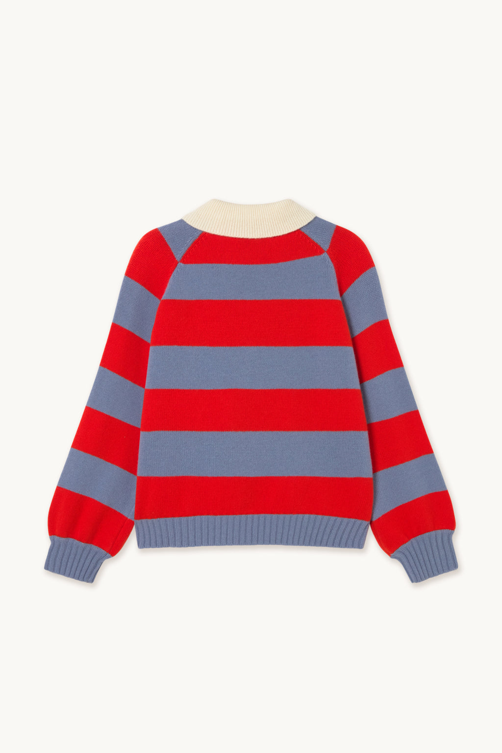 Tiny Big Sister Frank Striped Polo - Orange/Blue AW26-844