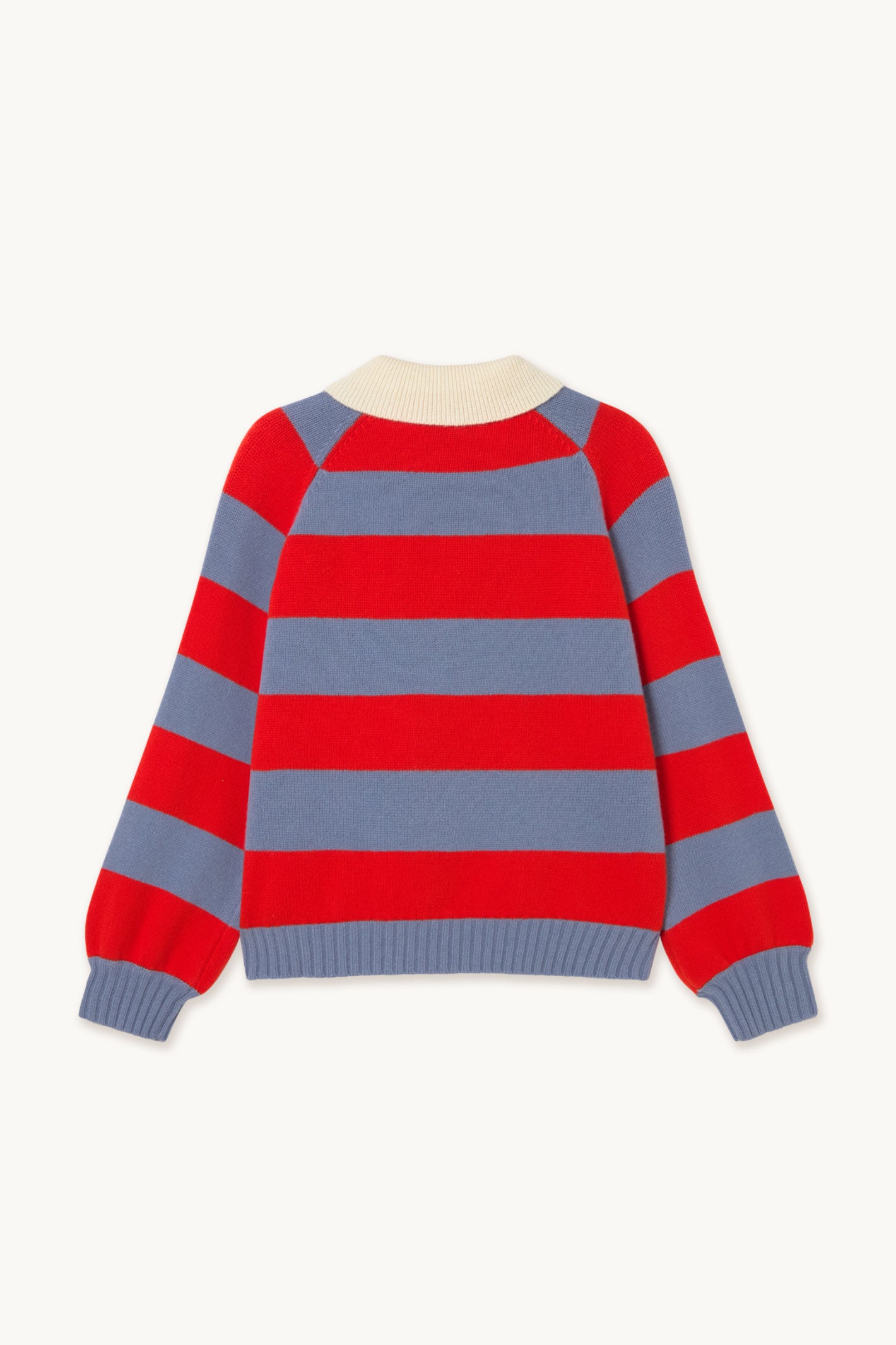 Tiny Big Sister Frank Striped Polo - Orange/Blue AW26-844