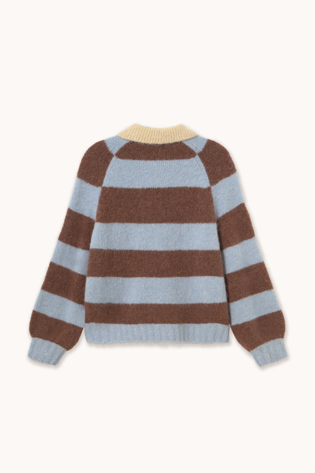Tiny Big Sister Frank Striped Polo - Blue/Brown AW26-845