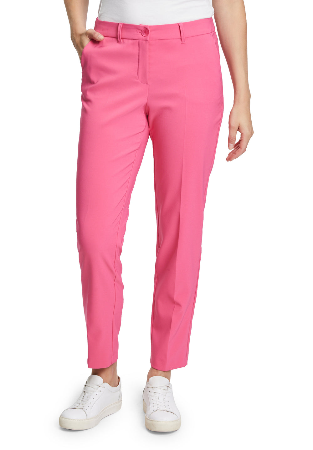 Betty Barclay 6675 1080 Classic 7/8 Length Trouser Pink 2