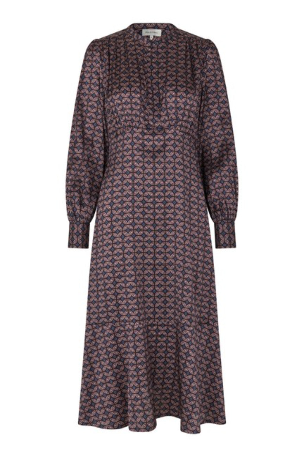 Shop the Dea Kudibal RudyDEA Dress in Eclipse Moonlight at Dotique. A luxurious stretch silk twill midi dress with long sleeves and high cuffs.
