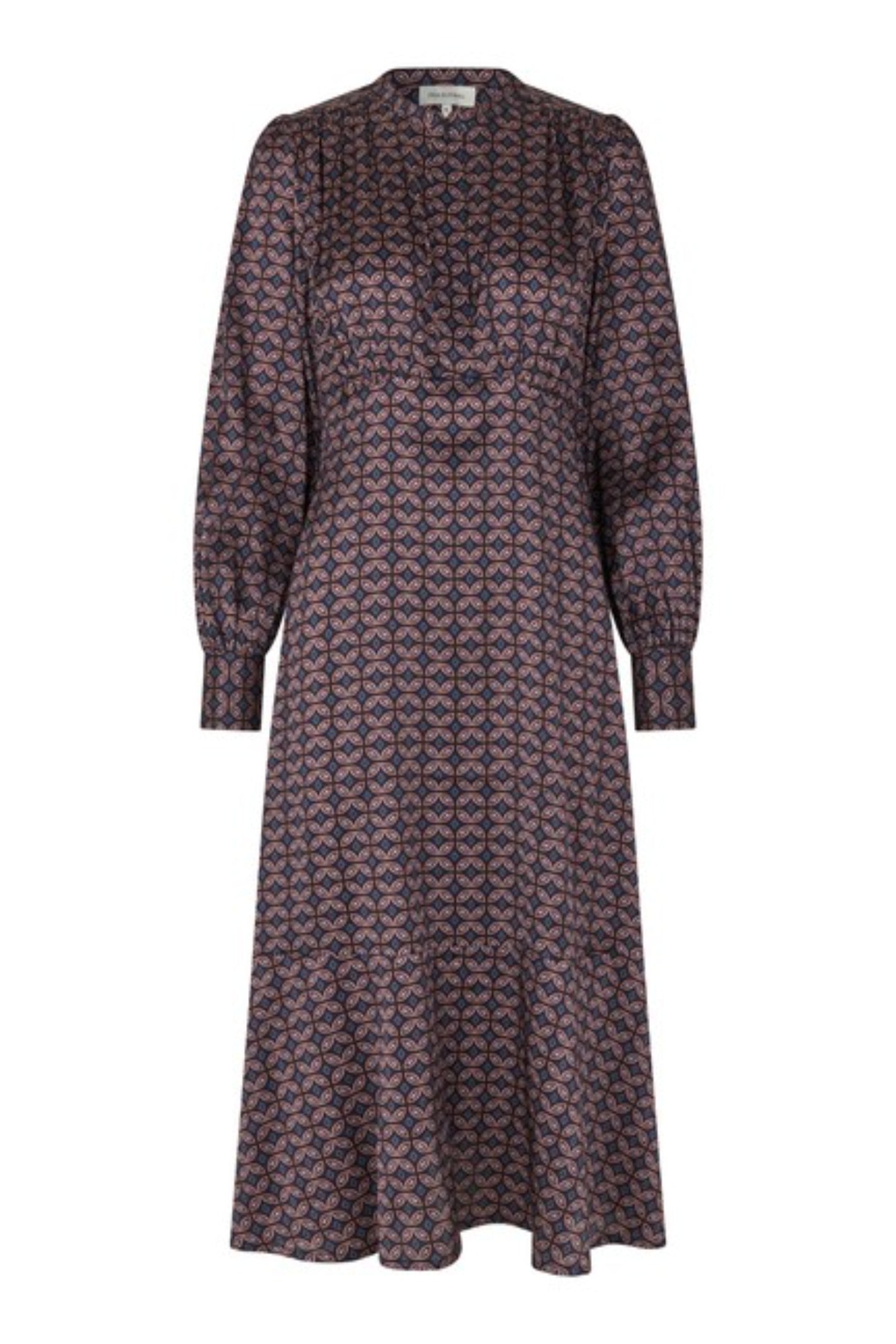 Shop the Dea Kudibal RudyDEA Dress in Eclipse Moonlight at Dotique. A luxurious stretch silk twill midi dress with long sleeves and high cuffs.
