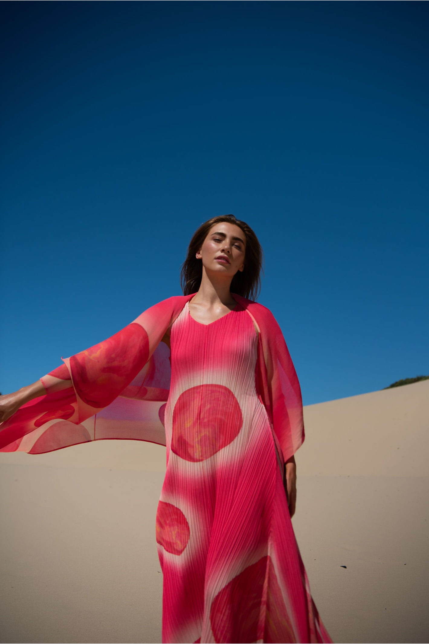 Alquema AC2404 & AD1072L Lunar Planets Estrella Dress and Collare Coat