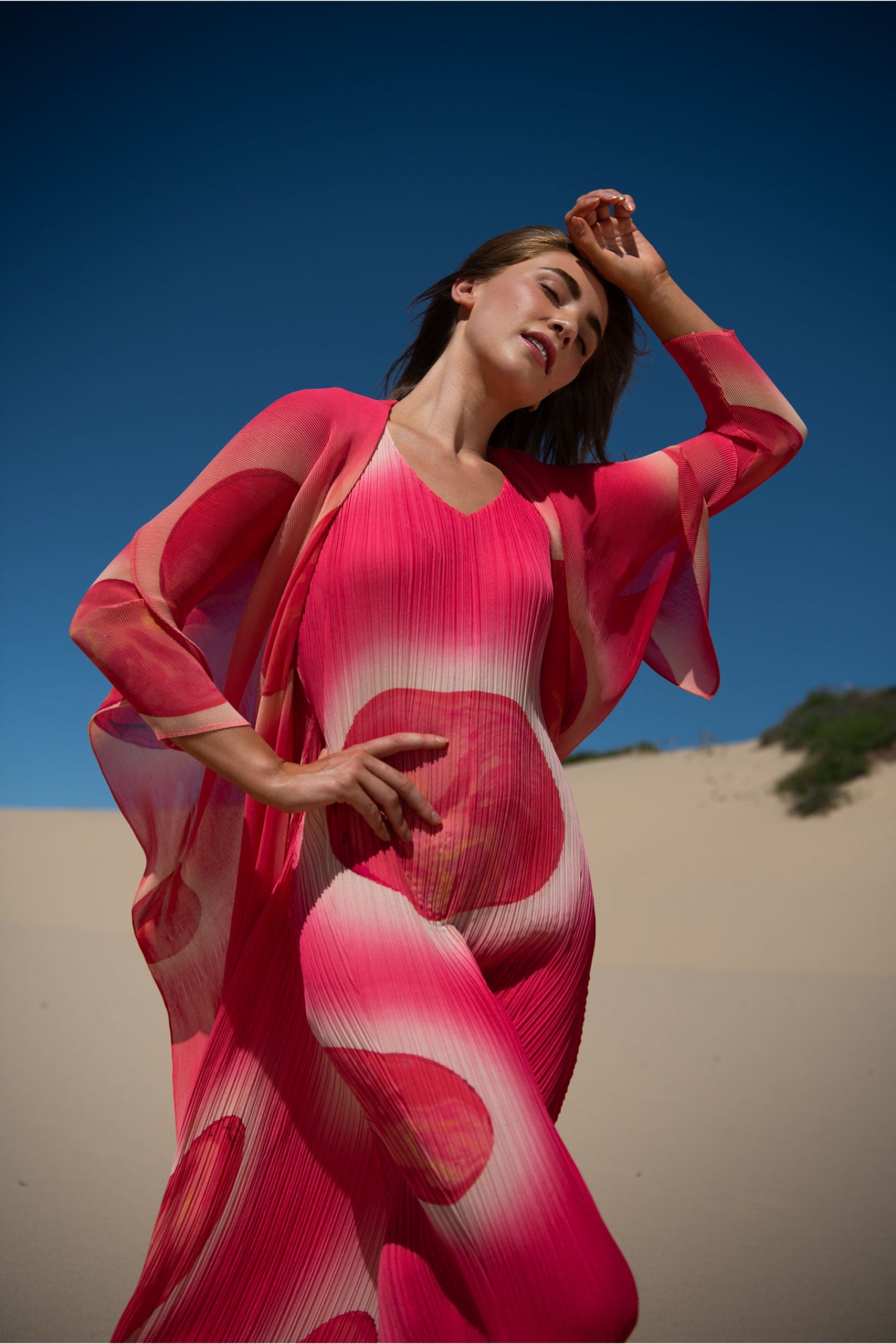 Alquema AC2404 & AD1072L Lunar Planets Estrella Dress and Collare Coat