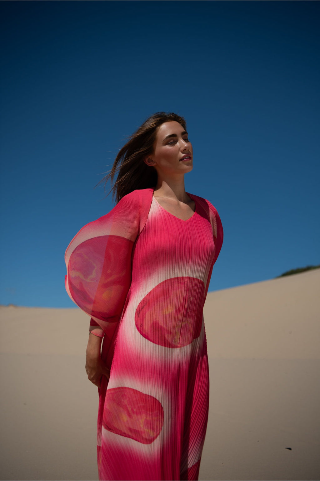 Alquema AC2404 & AD1072L Lunar Planets Estrella Dress and Collare Coat