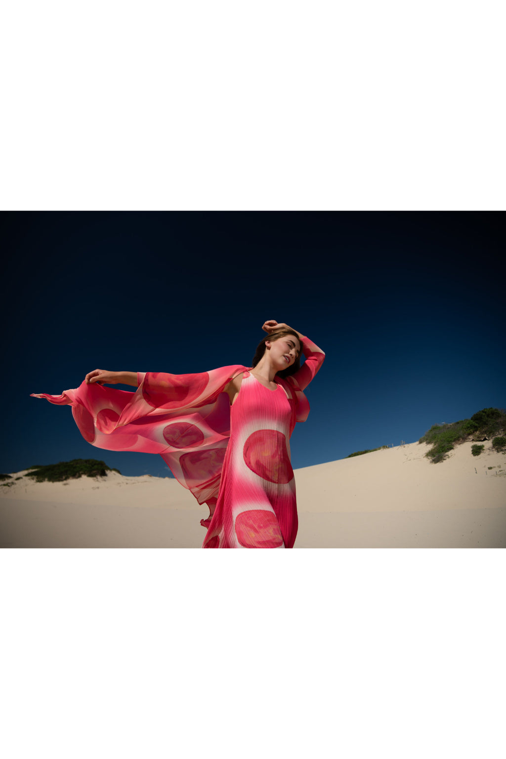 Alquema AC2404 & AD1072L Lunar Planets Estrella Dress and Collare Coat