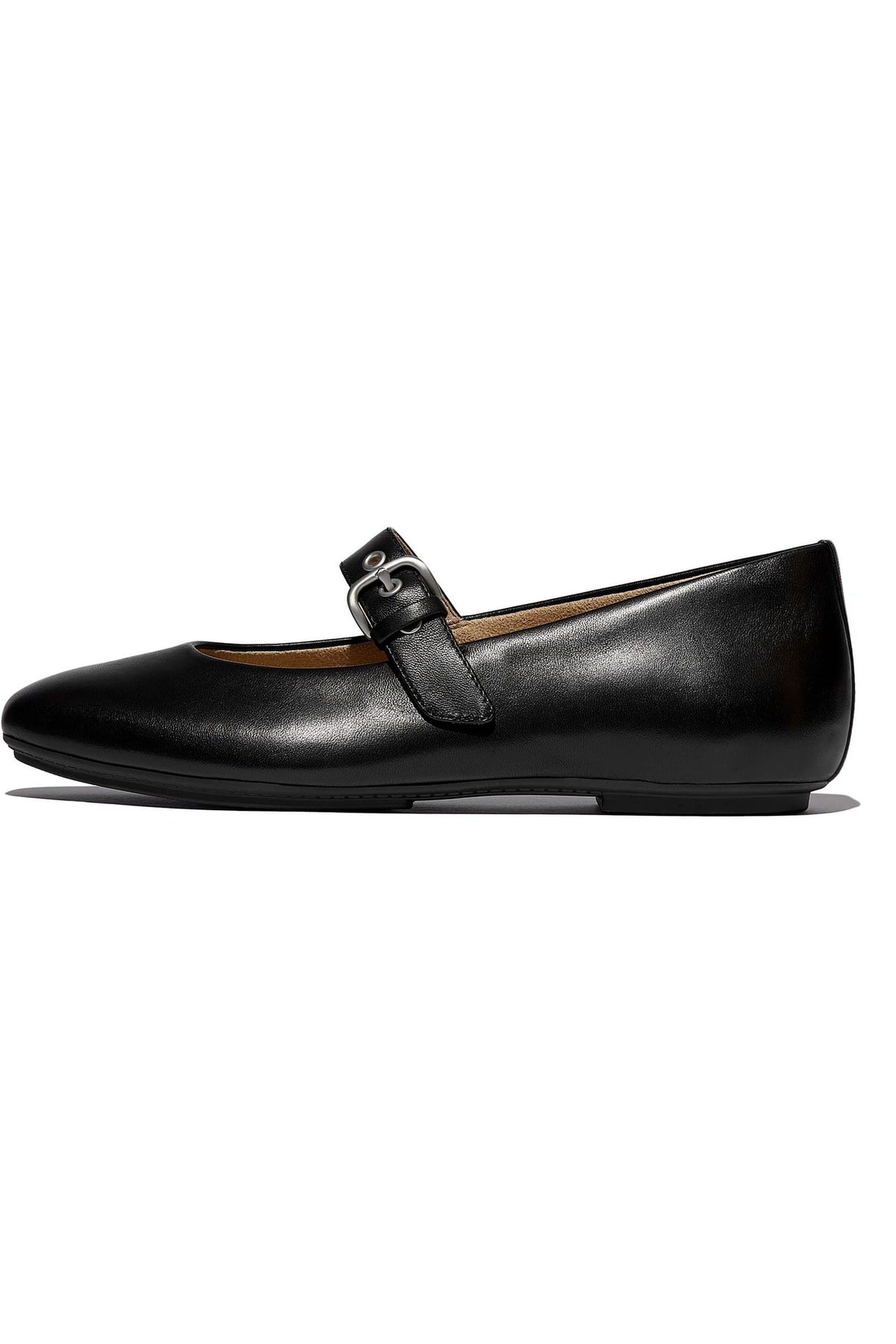 Delicato Leather Mary Janes All Black - Shop FitFlop at Dotique