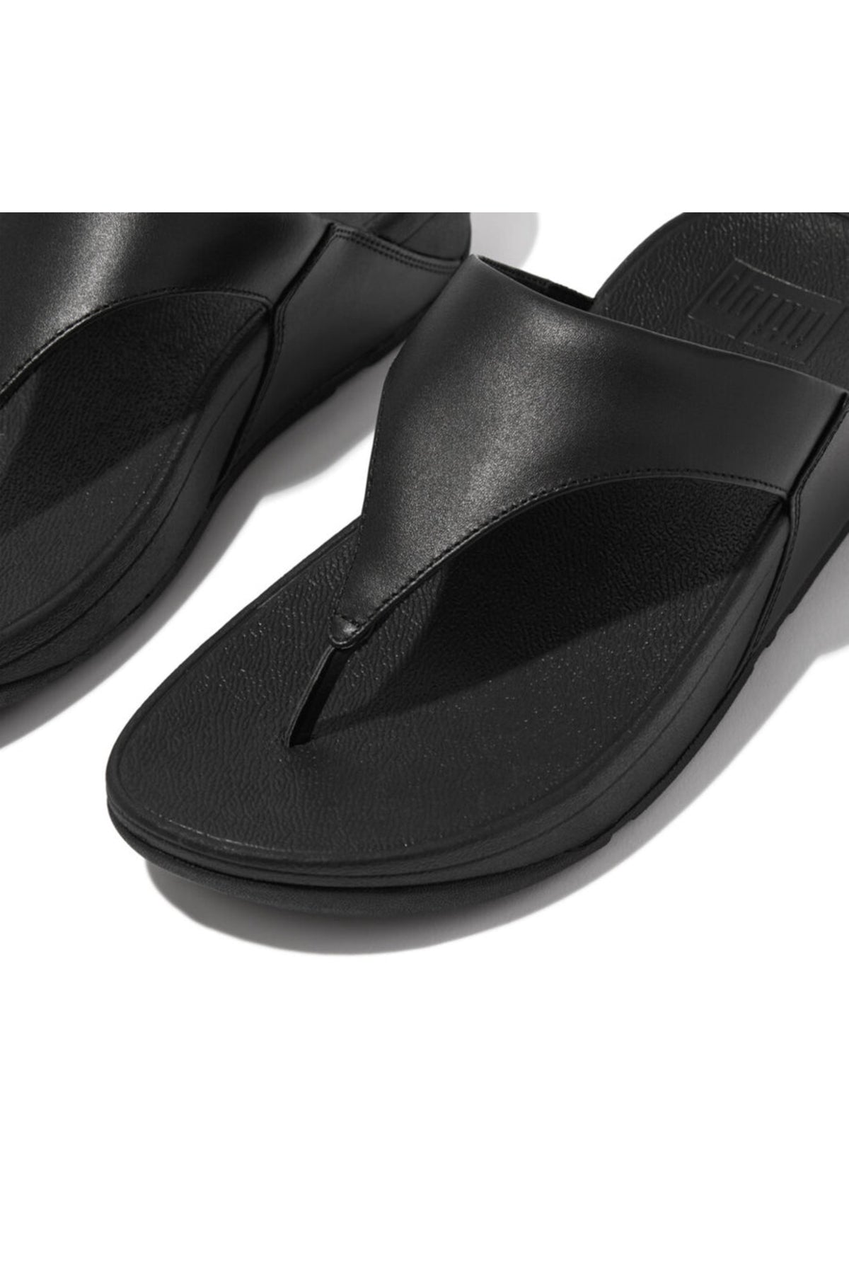 Lulu Leather Toepost Black - Shop FitFlop at Dotique