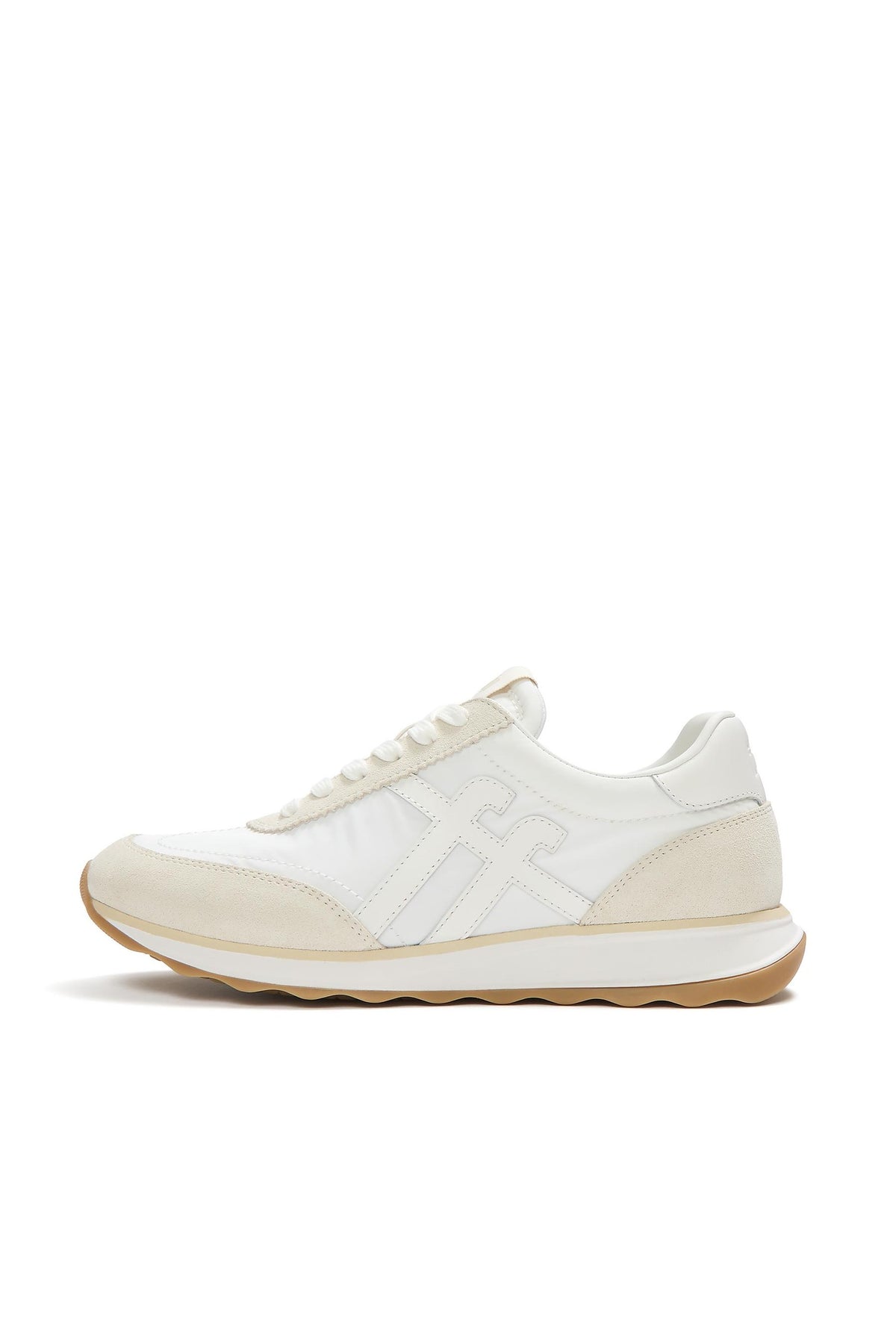 Retro-Q FF Fabric/Suede Trainers Urban White Mix - Shop FitFlop at Dotique