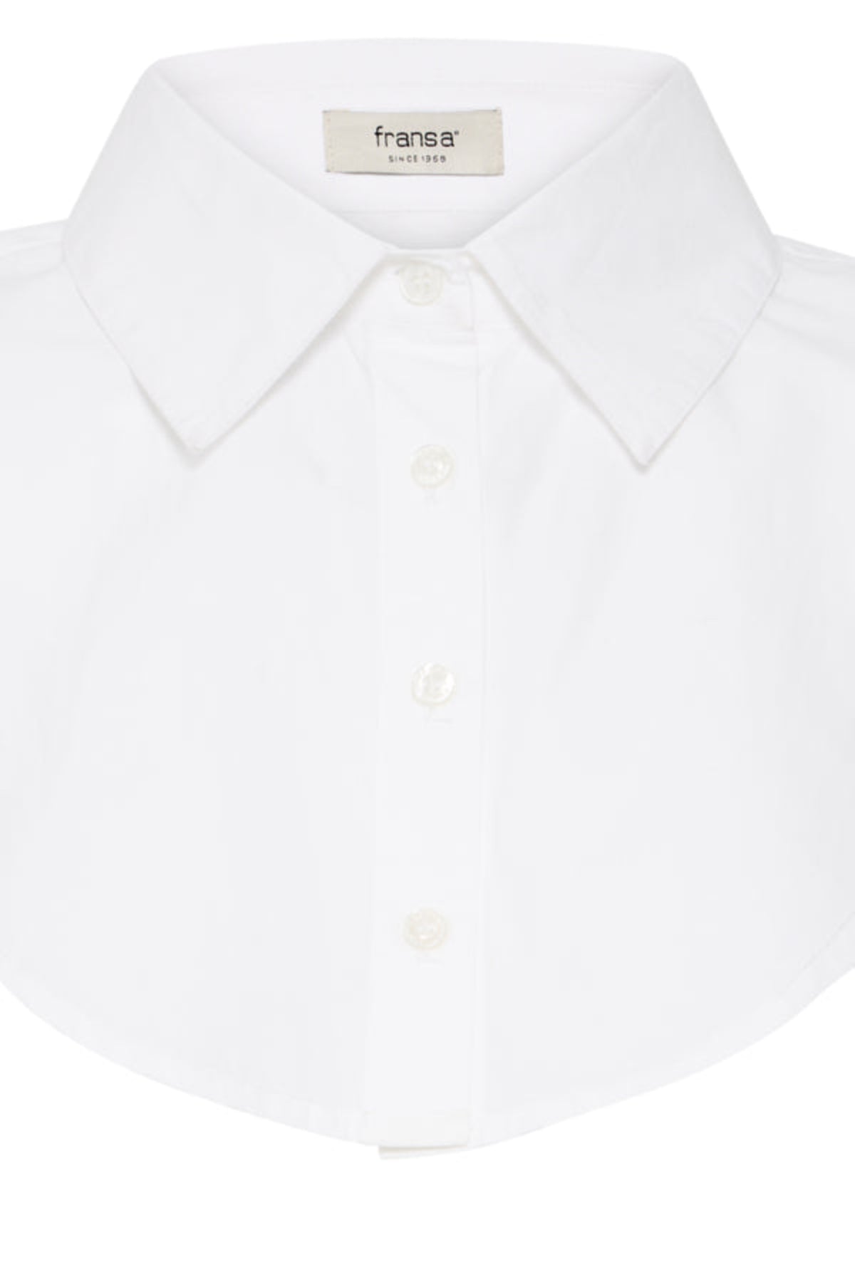 Fransa 20606716 FAZACOLLAR 1 White - view 2, Shop Fransa at Dotique