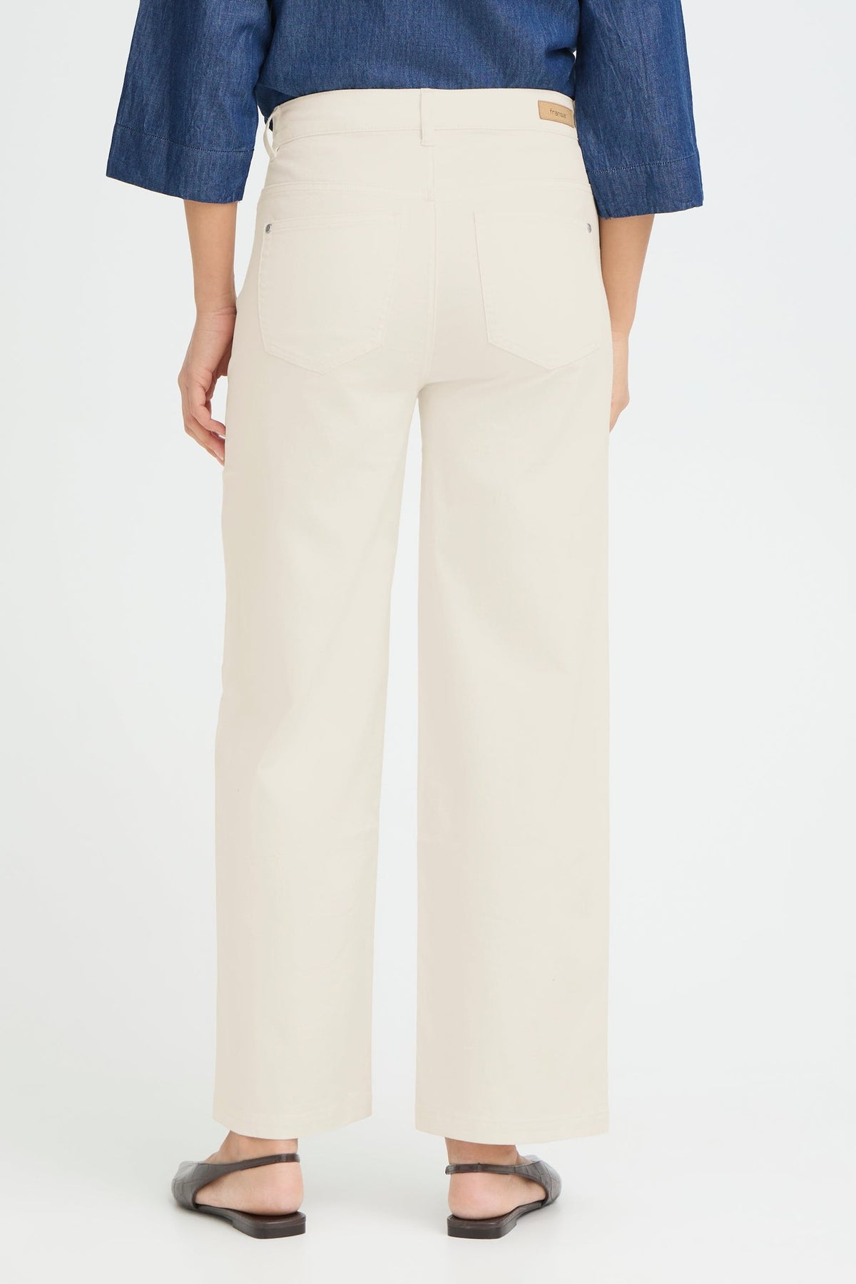 Fransa 20617535 FRTWILL HANNA Jeans Whisper White view 2 - Shop Fransa at Dotique