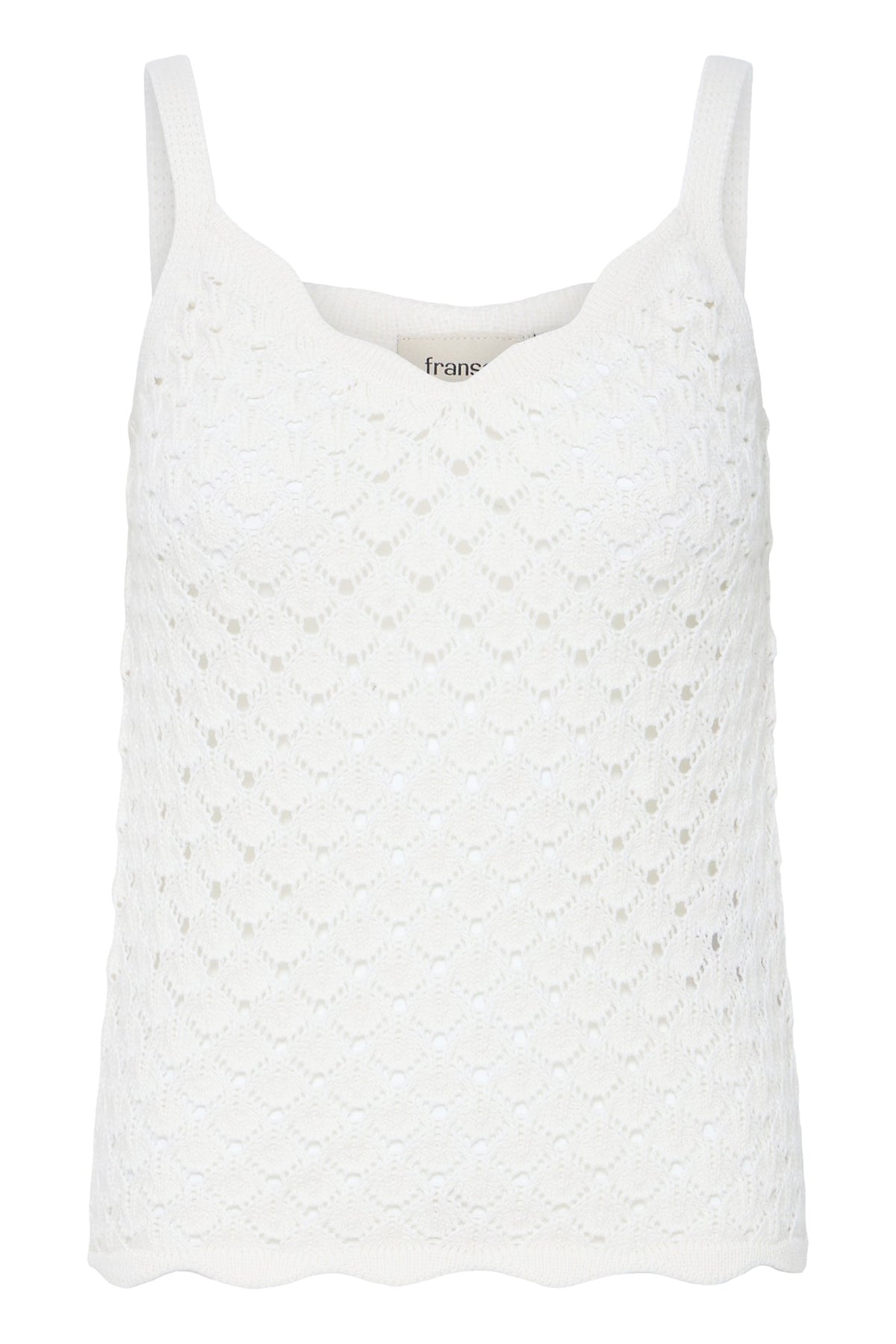 Fransa FRODA Top Whisper White view 2 - Shop Fransa at Dotique