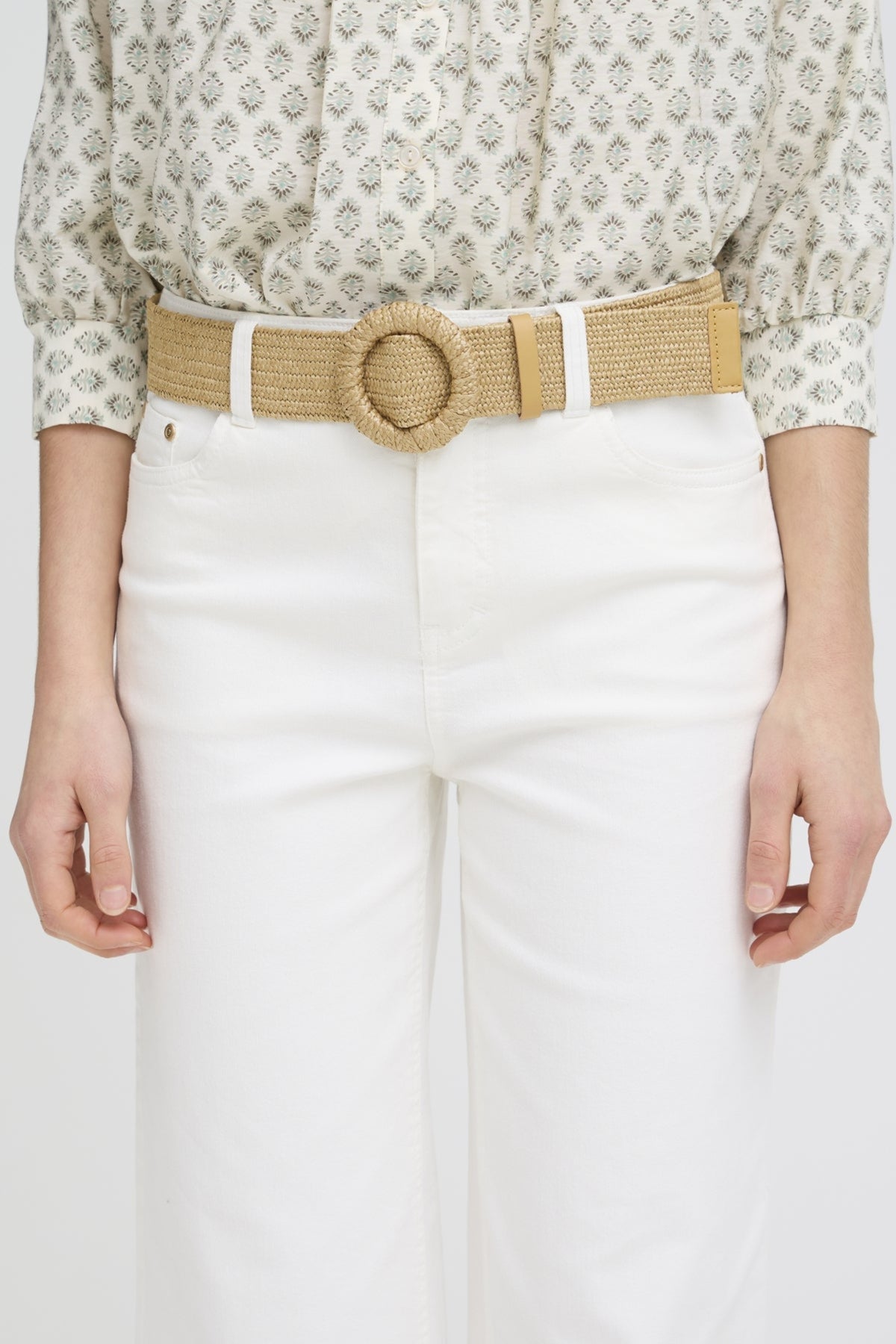 Fransa 20617848 FRLARNA  Belt Gray Morn - view 3, Shop Fransa at Dotique