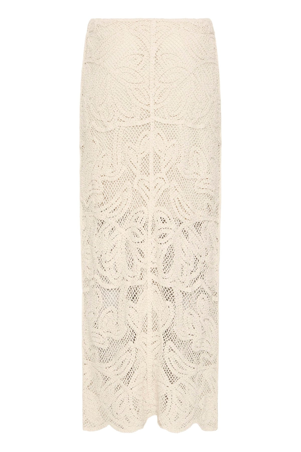 Fransa 20617943 FRPRIM Skirt Oatmeal view 3 - Shop Fransa at Dotique
