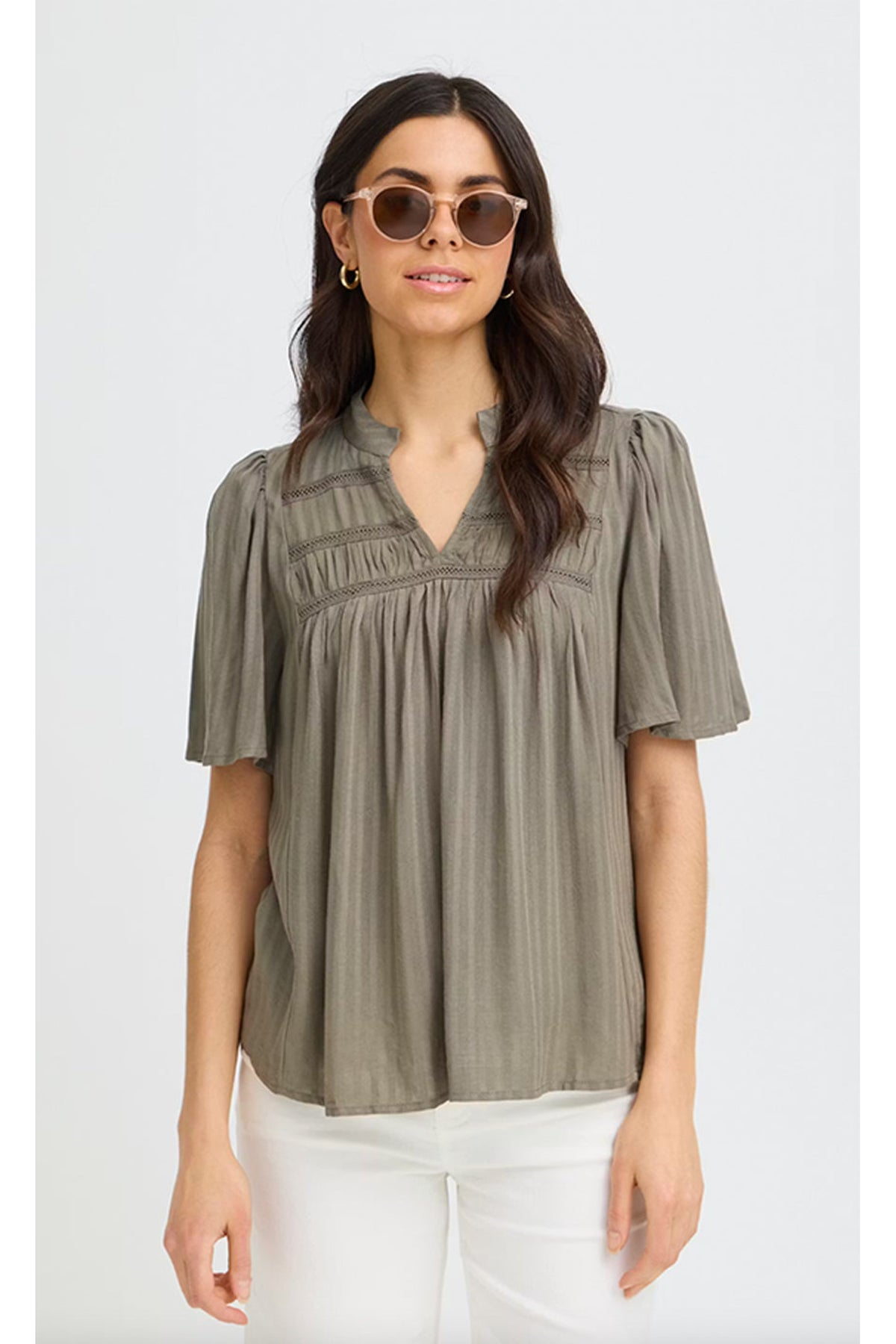 Fransa FRARIA Sunglasses Brown - view 3, Shop Fransa at Dotique