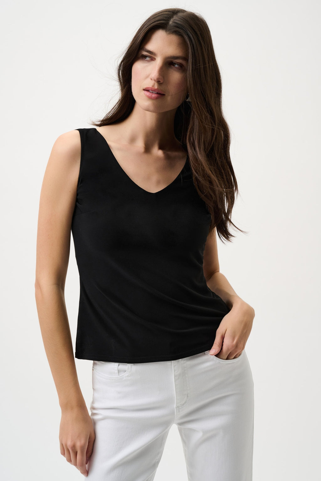 Shop Joseph Ribkoff at Dotique – 201546 Black Cami, additional view 1