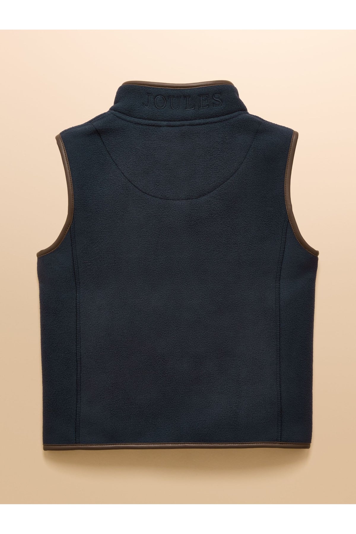 AN2555 Heritage Fleece Gilet Navy Blue - view 2, Shop Joules Kids at Dotique