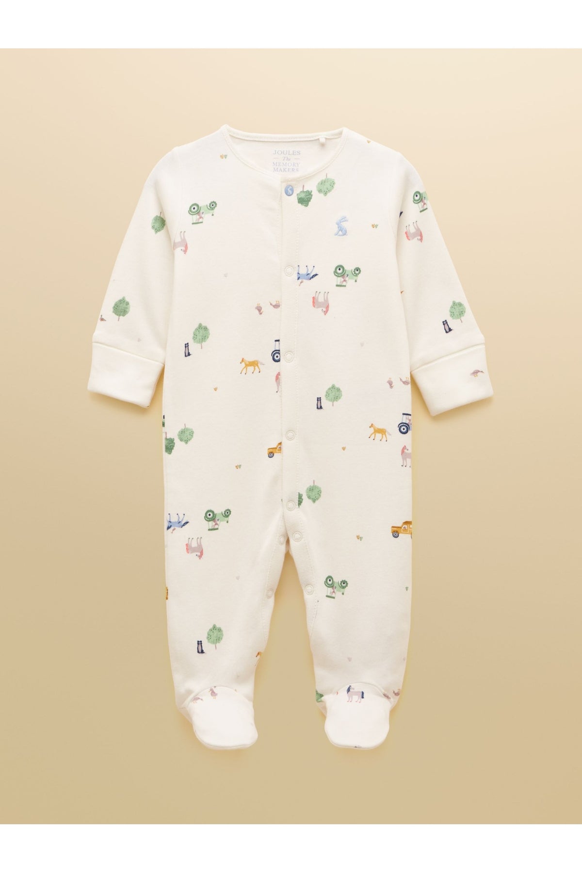 AN2958 Razamataz Cotton Babygrow Cream - Shop Joules Kids at Dotique