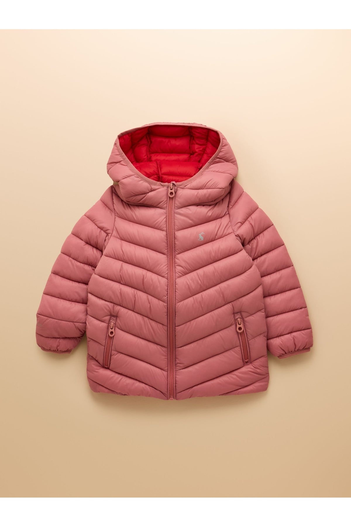AP9392 Cairn Showerproof Padded Coat with Hood Pink - Shop Joules Kids at Dotique