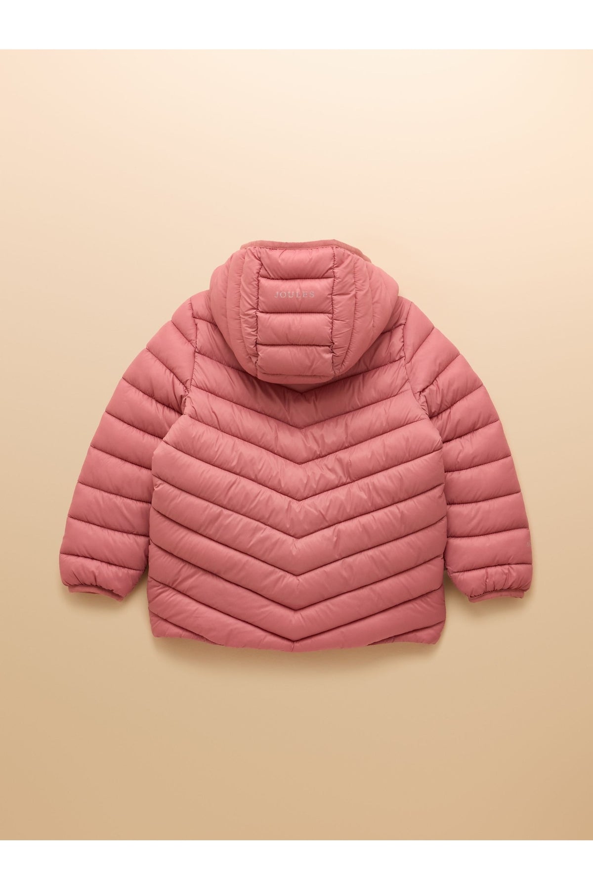 AP9392 Cairn Showerproof Padded Coat with Hood Pink - view 2, Shop Joules Kids at Dotique