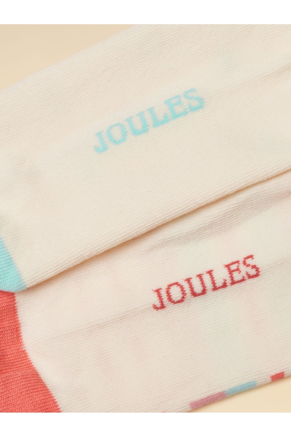 H17732 Everyday 2-Pack Socks – Multi Ecru - view 3, Shop Joules at Dotique