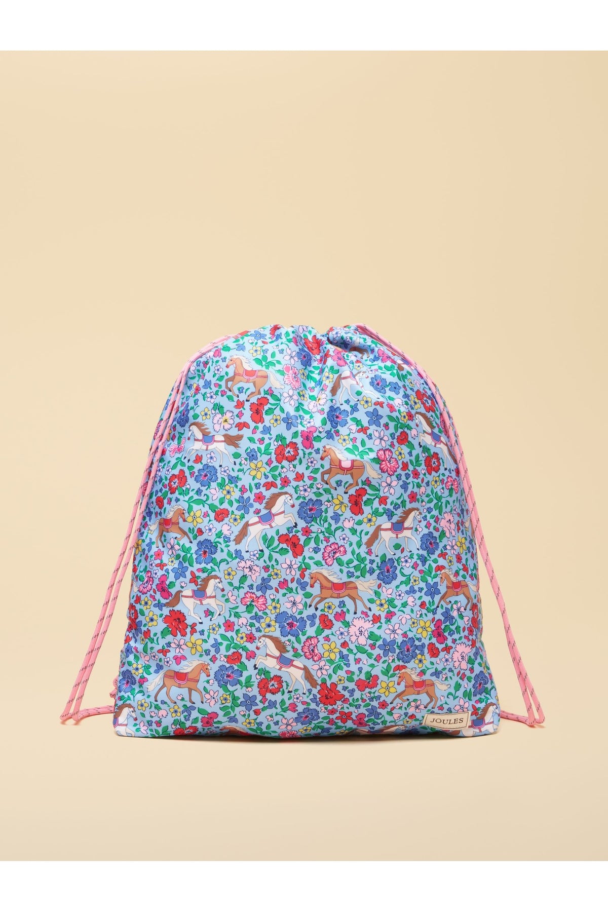 H20650 Adventurer Drawstring Bag Blue Horse - Shop Joules Kids at Dotique