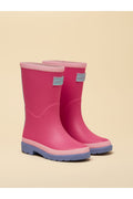 H42463 Colourblock Welly Pink Blue - Shop Joules Kids at Dotique
