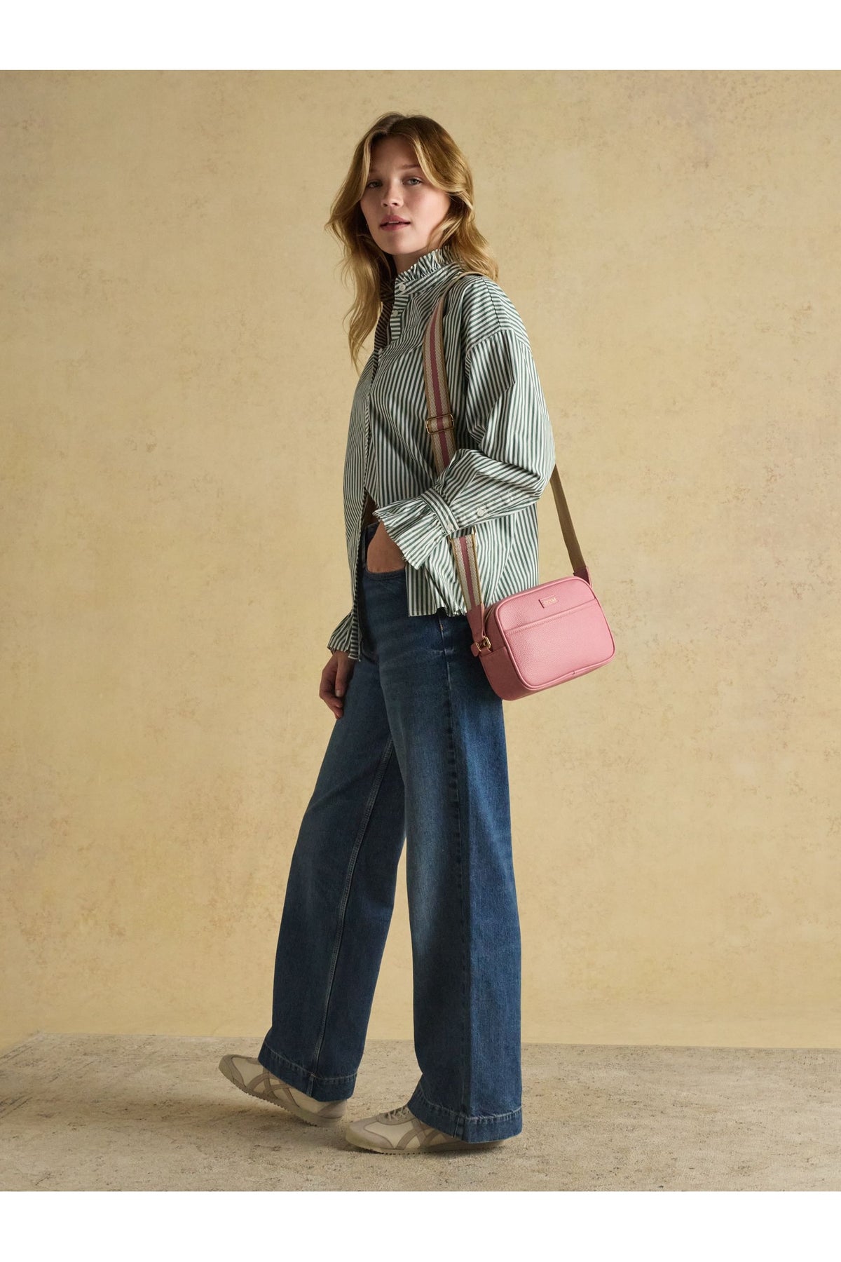 H58718 Trent Cross Body Bag Pink - view 3, Shop Joules at Dotique