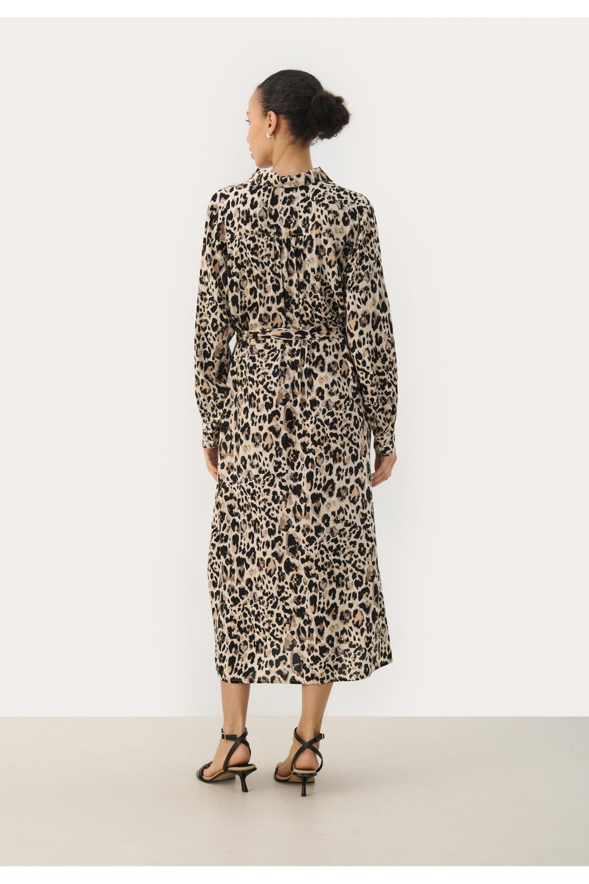 Shop Part Two at Dotique – MelucaPW Neutral Leo Print Dress – view 2