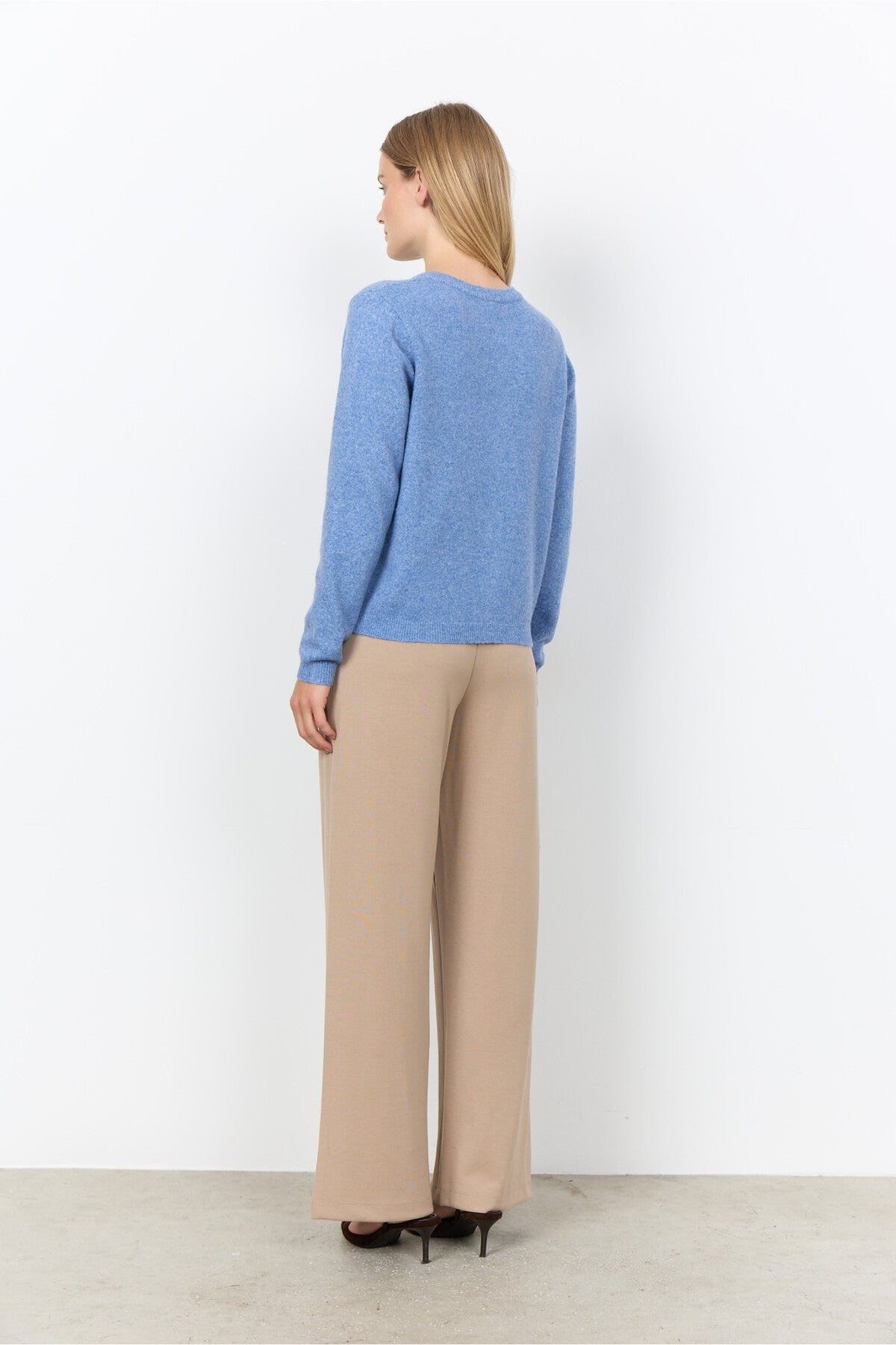 Soya Concept 33716 Orlean Cardigan Blue — view 3. Shop Soya Concept at Dotique