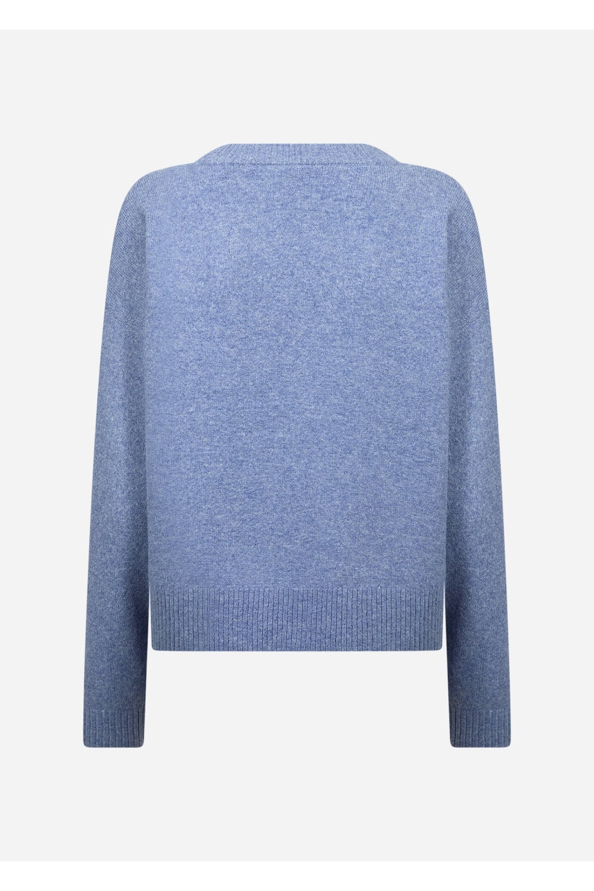 Soya Concept 33868 Orlean V-Neck Jumper Blue — view 2. Shop Soya Concept at Dotique