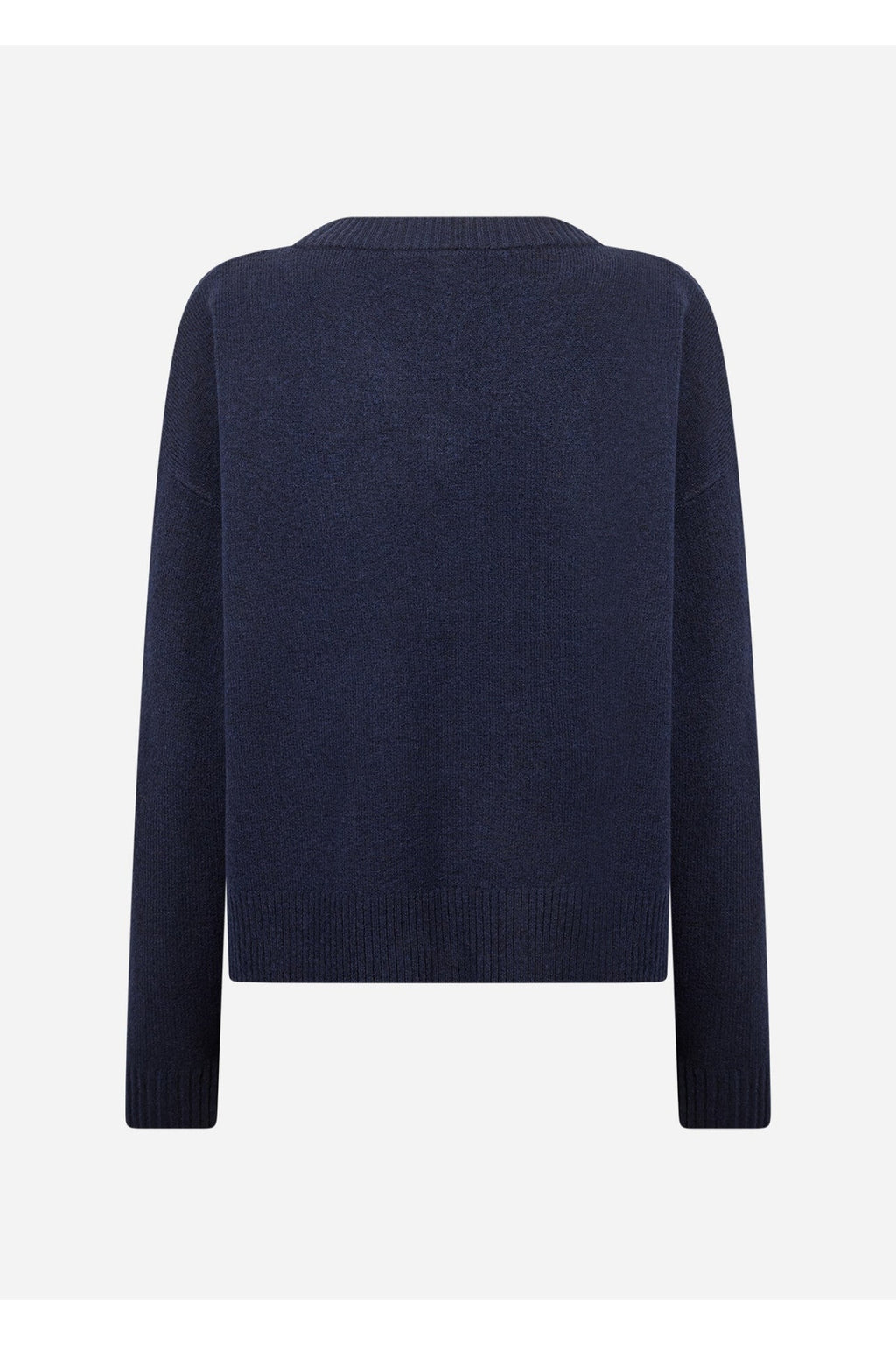Soya Concept 33868 Orlean V-Neck Navy Jumper — view 5. Shop Soya Concept at Dotique