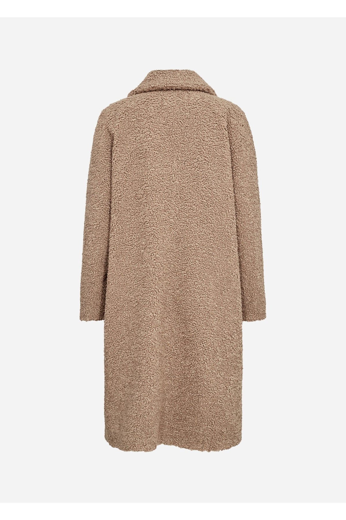 Soya Concept 40217 Mukite Teddy Bear Coat Warm Taupe — view 5. Shop Soya Concept at Dotique