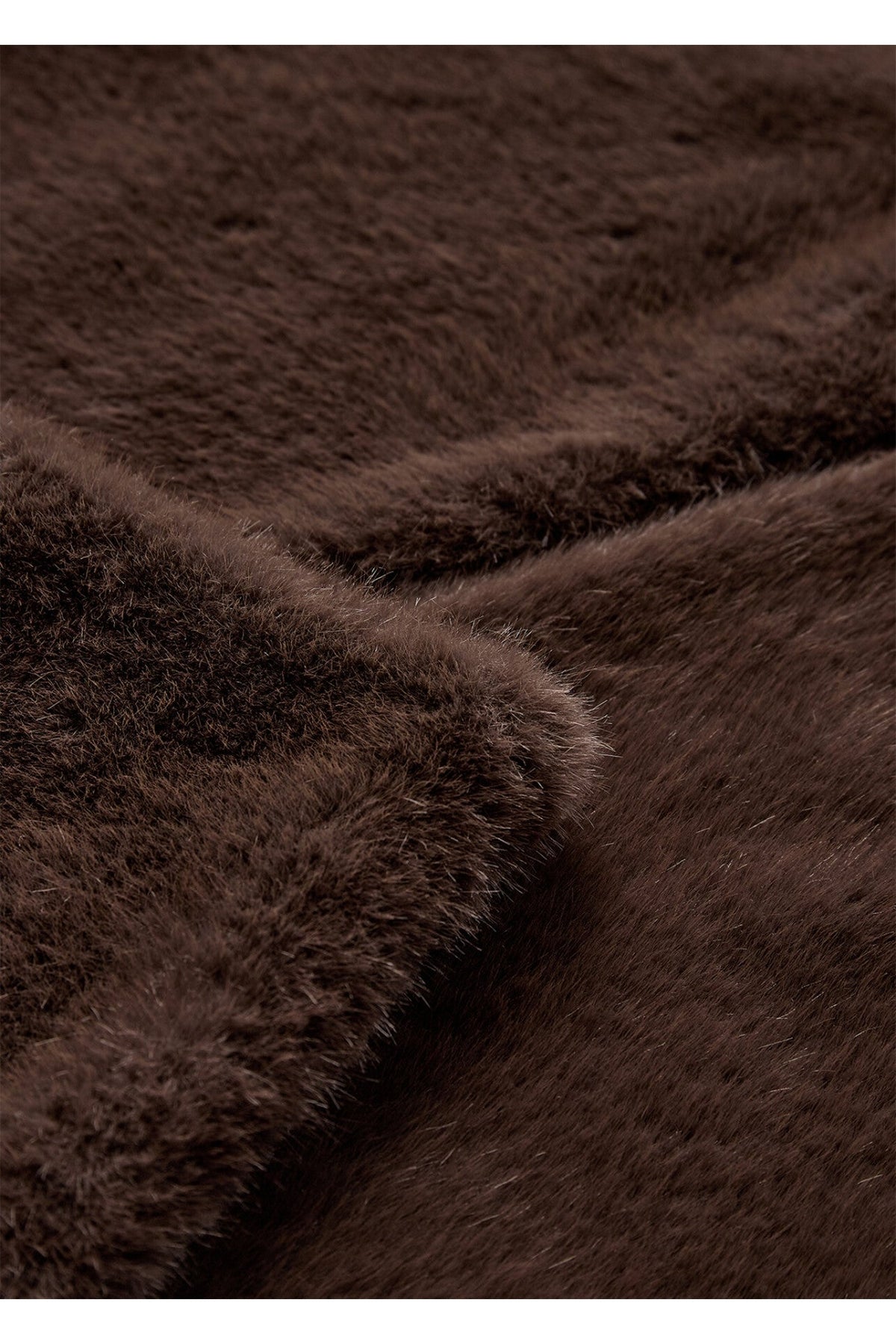 Soya Concept 51443 Vendla Faux Fur Scarf Dark Brown — view 4. Shop Soya Concept at Dotique