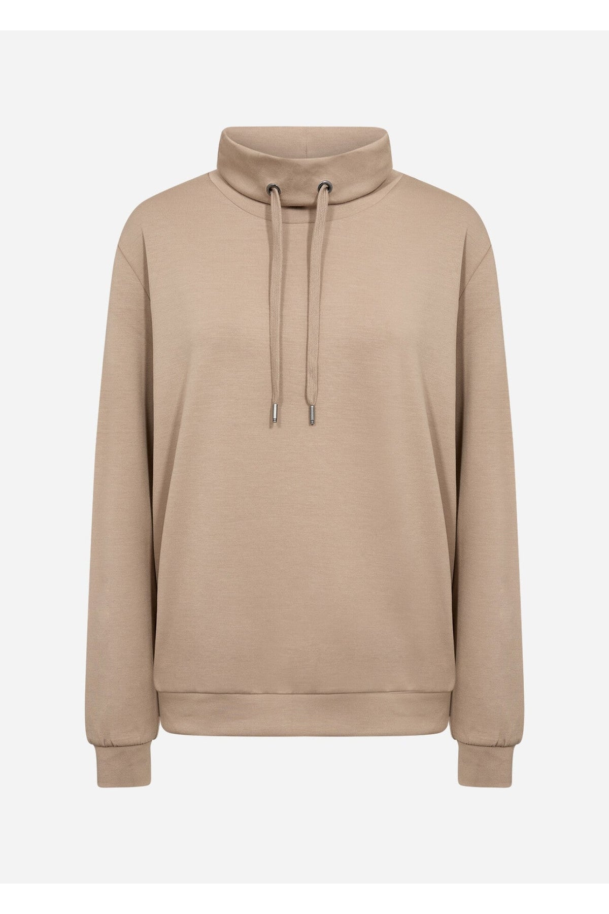 Soya Concept Banu 125 Taupe Sweatshirt — view 4. Shop Soya Concept at Dotique
